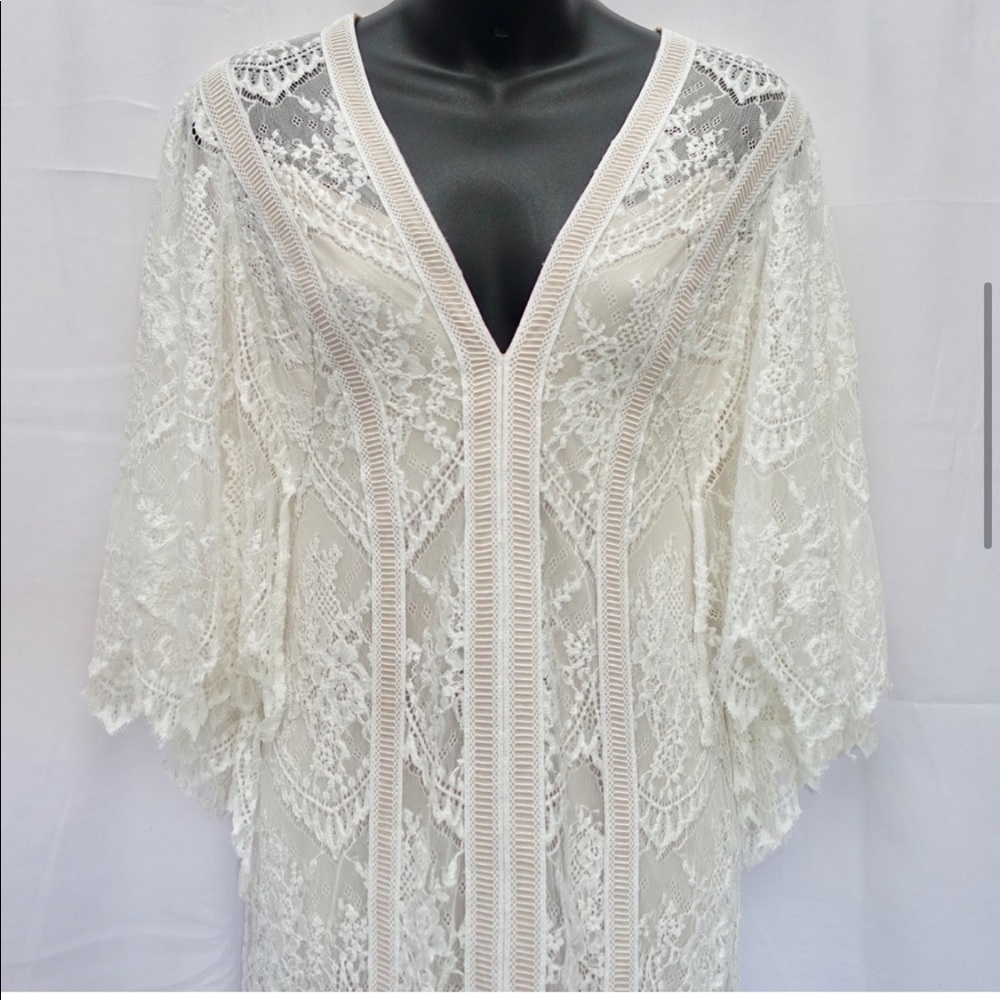 💍 BHLDN Tadashi Shoji Lorene Wedding Dress size 0 Worn Once 🤩 - Picture 9 of 17